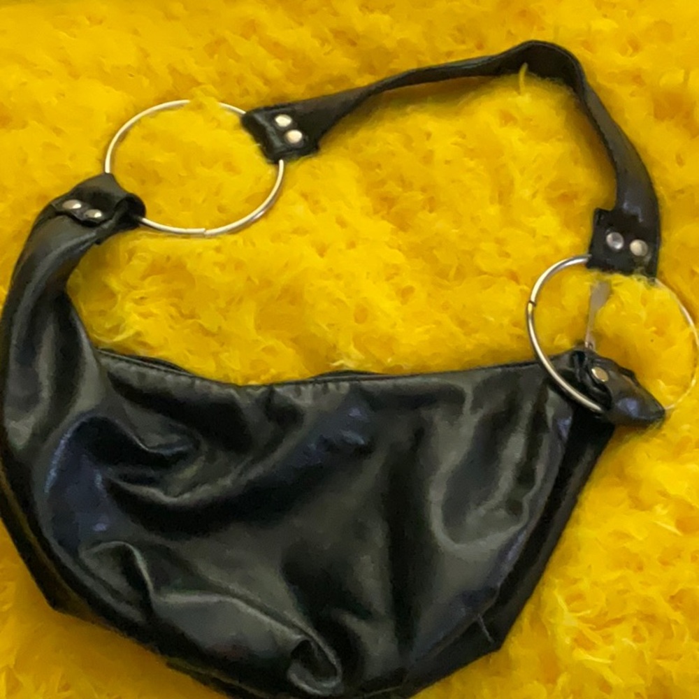 Black , mini purse